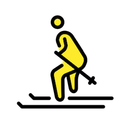 ⛷️ Esquiador Emoji en Openmoji