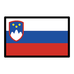Bandera de Eslovenia Emoji Openmoji
