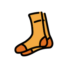 Socks Emoji in Openmoji