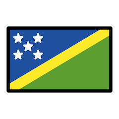 Флаг Соломоновых островов Эмодзи в Openmoji