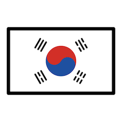 Bandera de Corea del Sur on Openmoji