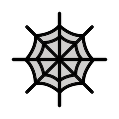 🕸️ Spider Web Emoji in Openmoji