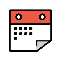 Spiralkalender Emoji Openmoji