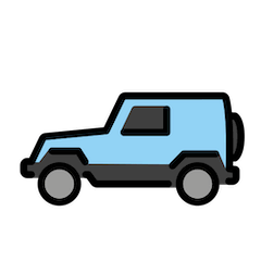 Sport Utility Vehicle Emoji in Openmoji