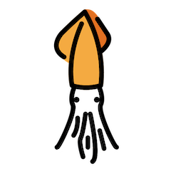 Tintenfisch Emoji Openmoji