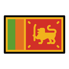 Drapeau du Sri Lanka Émoji Openmoji