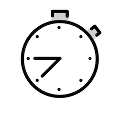 นาฬิกาจับเวลา on Openmoji