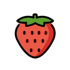 Erdbeere Emoji Openmoji
