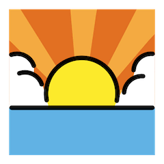 🌅 Sonnenaufgang Emoji auf Openmoji