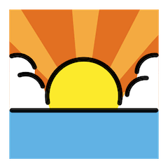 Sunrise on Openmoji