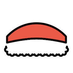 🍣 Sushi Emoji en Openmoji