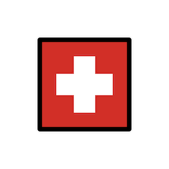 Flag: Switzerland on Openmoji