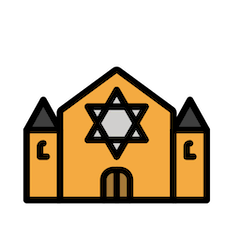 🕍 Synagoge Emoji auf Openmoji