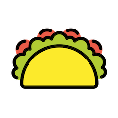 Taco Emoji Openmoji