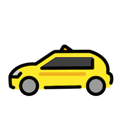 出租车 on Openmoji