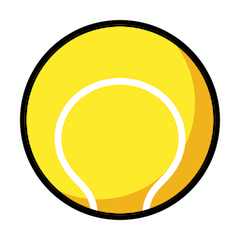 Pallina da tennis on Openmoji