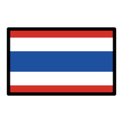 Bandera de Tailandia on Openmoji