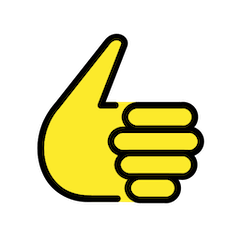 Thumbs Up Emoji in Openmoji