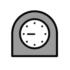 टाइमर घड़ी on Openmoji