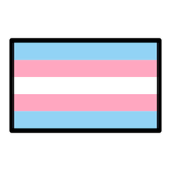🏳️‍⚧️ Bandeira Transgênero Emoji nos Openmoji