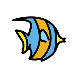 🐠 Pesce tropicale Emoji su Openmoji