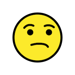 😒 Ernstes Gesicht Emoji auf Openmoji