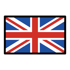 Flagge von Großbritannien (UK) Emoji Openmoji