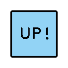 UP! Button on Openmoji