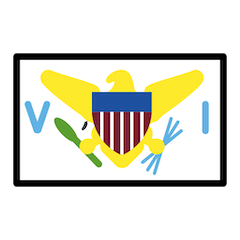 🇻🇮 Bandeira das Ilhas Virgens Americanas Emoji nos Openmoji