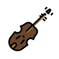 🎻 Violino Emoji nos Openmoji