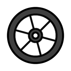🛞 Wheel Emoji in Openmoji