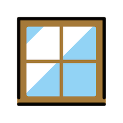 窗户 on Openmoji