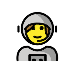 👩‍🚀 Astronautin Emoji auf Openmoji
