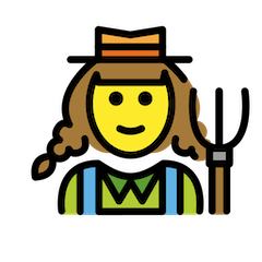 👩‍🌾 Woman Farmer Emoji in Openmoji