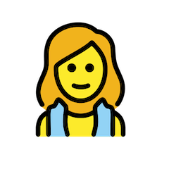 Mujer en una sauna Emoji Openmoji