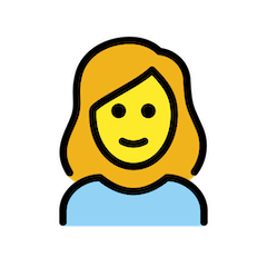 Woman on Openmoji