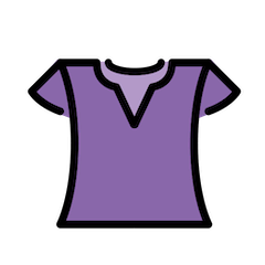 女式衬衫 on Openmoji