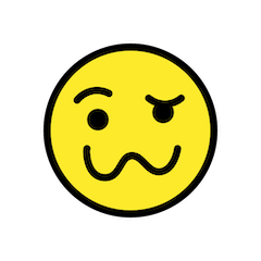 🥴 Schwindeliges Gesicht Emoji auf Openmoji