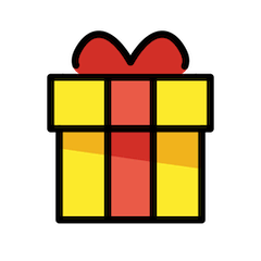 Cadeau on Openmoji