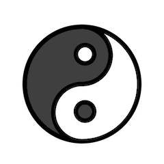 Yin Yang on Openmoji