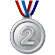 Серебряная медаль Эмодзи на телефонах Samsung