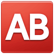 🆎 AB Button (Blood Type) Emoji on Samsung Phones