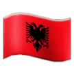Bandeira da Albânia Emoji Samsung
