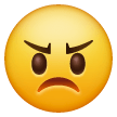 Angry Face on Samsung