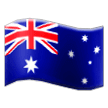 Bandeira da Austrália Emoji Samsung