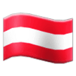 🇦🇹 Флаг Австрии Эмодзи на телефонах Samsung