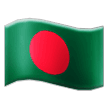Flagge von Bangladesch Emoji Samsung