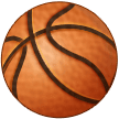 Баскетбольный мяч Эмодзи на телефонах Samsung