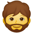 🧔 Pessoa com barba Emoji nos Samsung