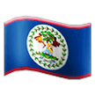 Flagge von Belize Emoji Samsung